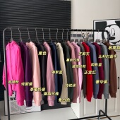 卫衣毛圈宽松显瘦健身瑜伽休闲 连帽半拉链运动短款 SYARURU Scub