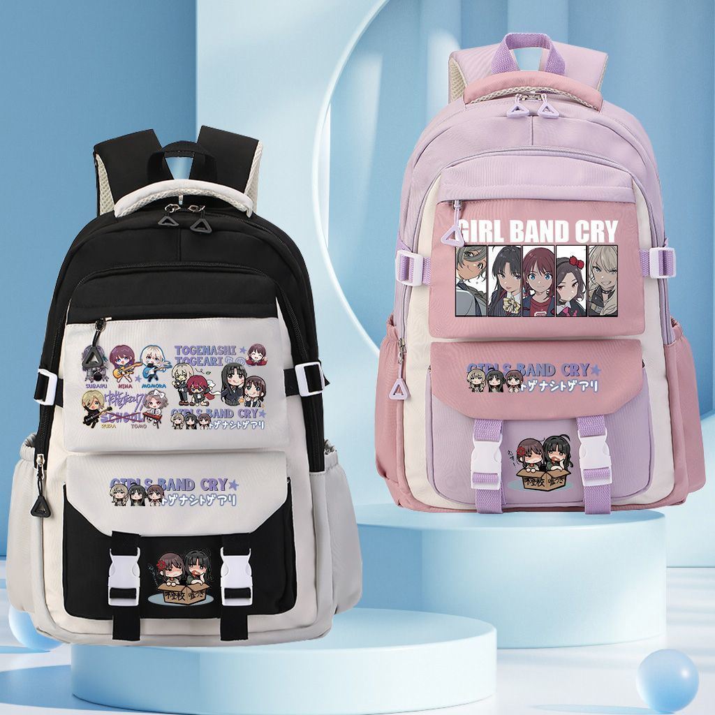 GIRLSBANDCRY哭泣少女乐队动漫周边书包男女孩初中小学生双肩背包