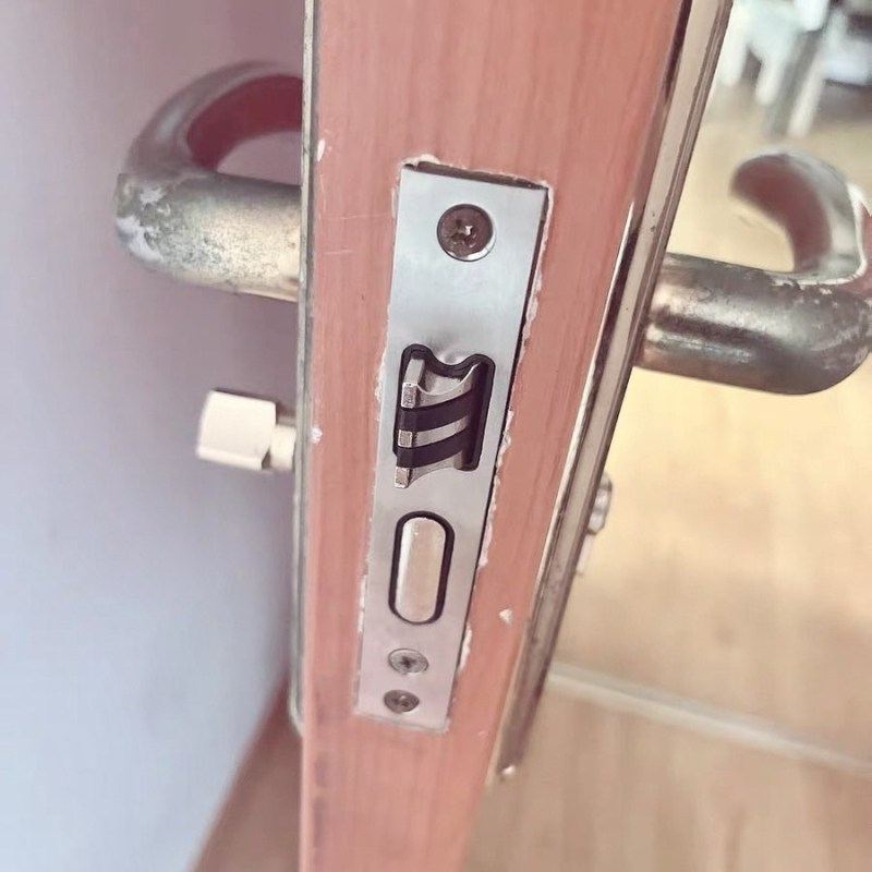 室内不锈钢房门大小50锁心木门木门锁配件家用静音卧室门锁具