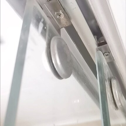 玻璃移门加长吊轮玻璃门轮滚轮浴室推拉门老式淋浴房配件卫生间
