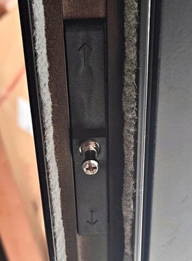 钩锁活动凸凹阳台两点门窗滑块平移推拉卡扣圆弧窗户插销平面勾座