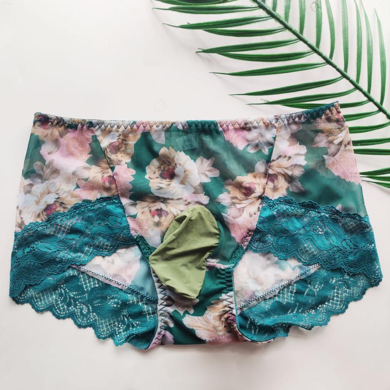 男士中性印花超薄内裤