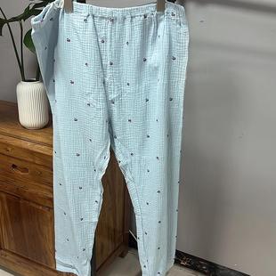 春秋卡通宽松大码 纯棉托腹裤 可调节月子产后 清仓孕妇待产睡裤 特价