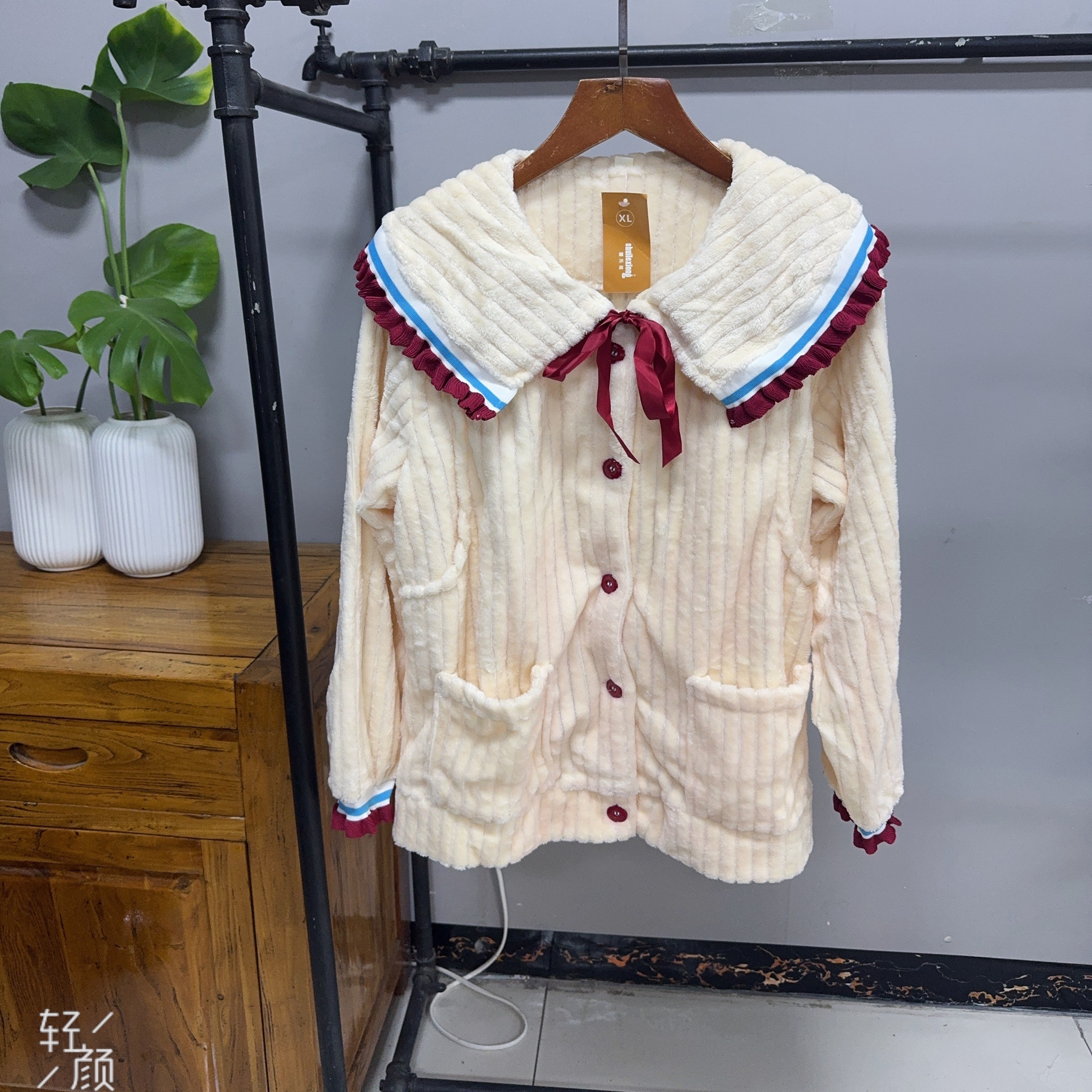 厂家清仓月子服秋冬季产后加厚喂奶法兰绒哺乳珊瑚绒睡衣孕妇家居