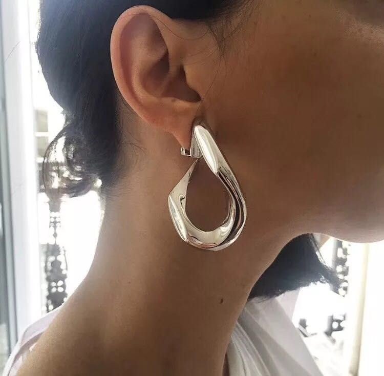 欧美ins小众设计水滴锆石缠绕耳环女 冷淡风耳饰高级感不规则耳坠,饰品/流行首饰/时尚饰品新,耳环,淘宝优惠券,粉丝福利购,淘宝优惠卷