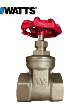 美国WATTS沃茨黄铜闸阀W-WB131暗杆式家用自来水开关4分dn25 dn50