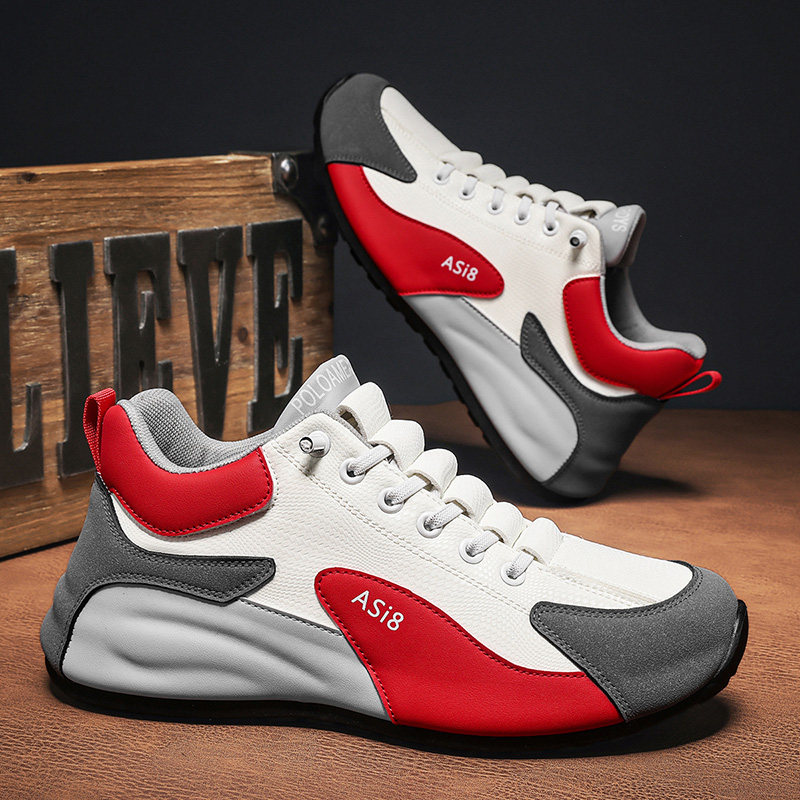 男鞋冬季2025新款休闲运动厚底增高板鞋一脚蹬懒人上班软底潮鞋