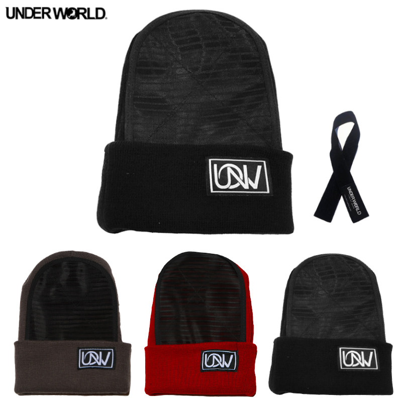 UNDERWORLD儿童针织帽子成人少儿专用街舞帽耐磨毛线帽bboy头转帽