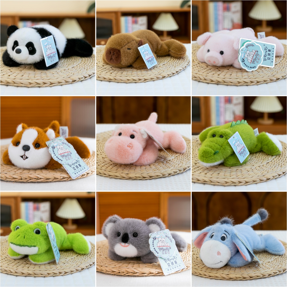 小兔子小狗公仔精美可爱趴肩玩偶