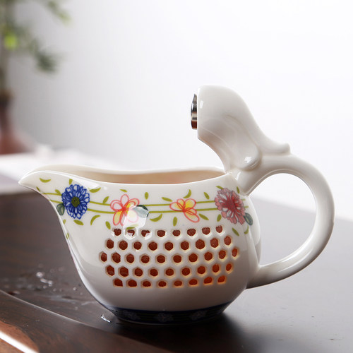 陶馨语公道杯功夫茶具铁锈釉仿古