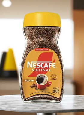 巴西进口Nescafe雀巢咖啡粉200g黑咖啡瓶装速溶冻干醇品原味港版