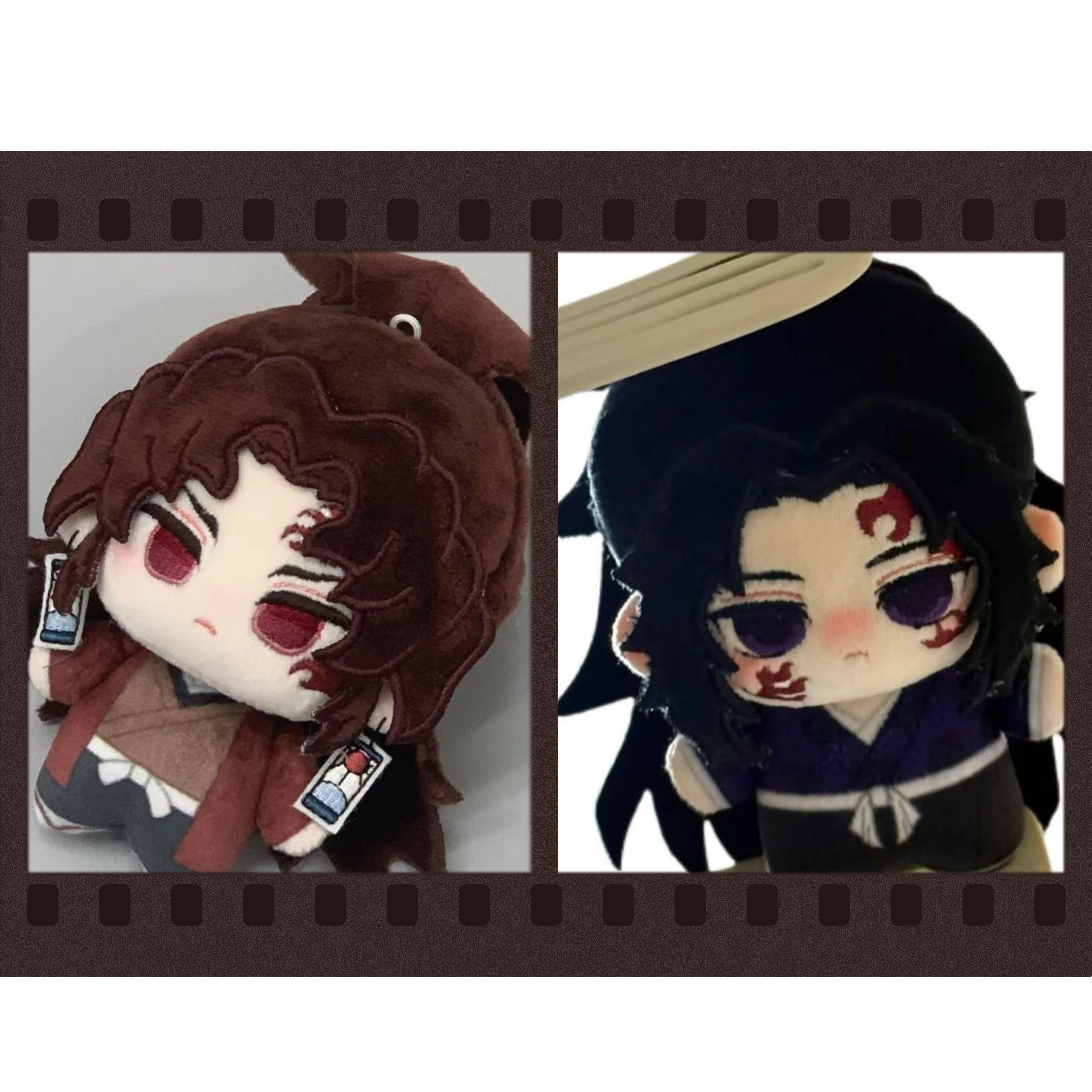 动漫鬼灭之刃周边继国岩胜缘一属性10cm棉花娃娃可爱毛绒玩偶挂件