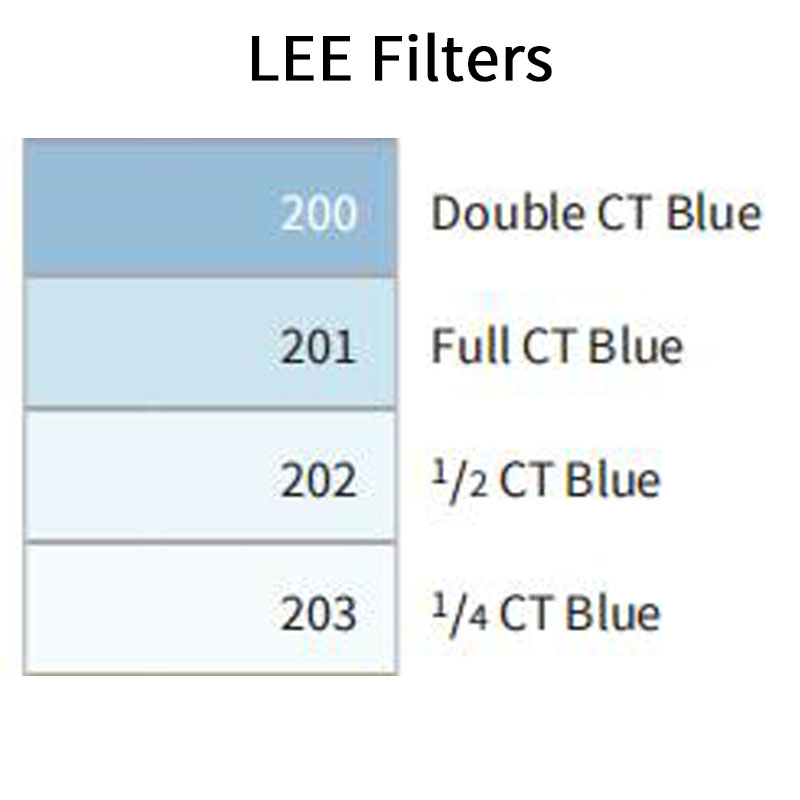 LEE Filters/李牌灯光色纸色卡滤光纸色温纸蓝色柔焦纸影视舞台用