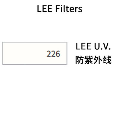 LEE Filters/李牌摄影柔光滤色纸色温纸226UV柔焦纸影视灯光色纸