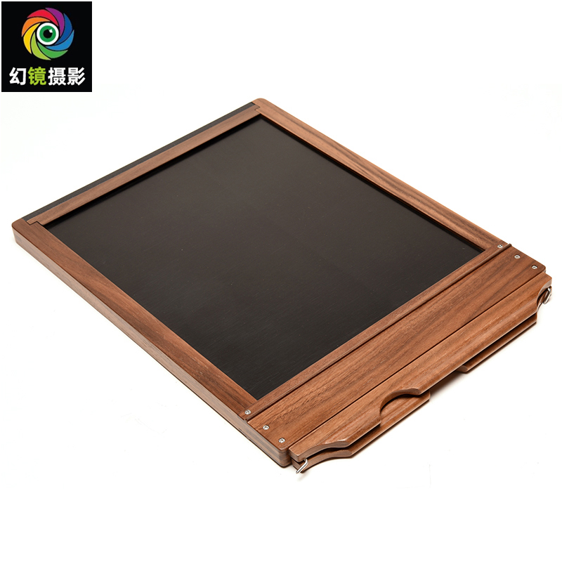 【申豪产】8x10大型宽幅相机底片夹标准木片夹 黑胡桃木片盒精制
