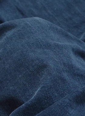 意大利进口Loro Piana水洗牛仔布料土耳其日本进口洗高档丹宁软