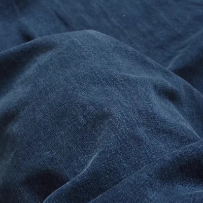 意大利进口Loro Piana水洗牛仔布料土耳其日本进口洗高档丹宁软