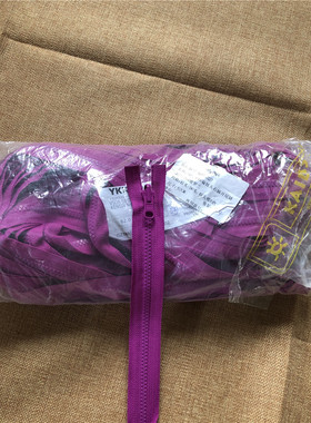 62CM长YKK胶牙旋转头DU右插5号DALH头单开尾长防晒衣拉链棉衣外套