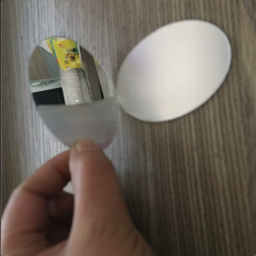 椭圆形有机玻璃PMMA镜片亚加力镜片亞克力單面鏡片手机壳小镜片
