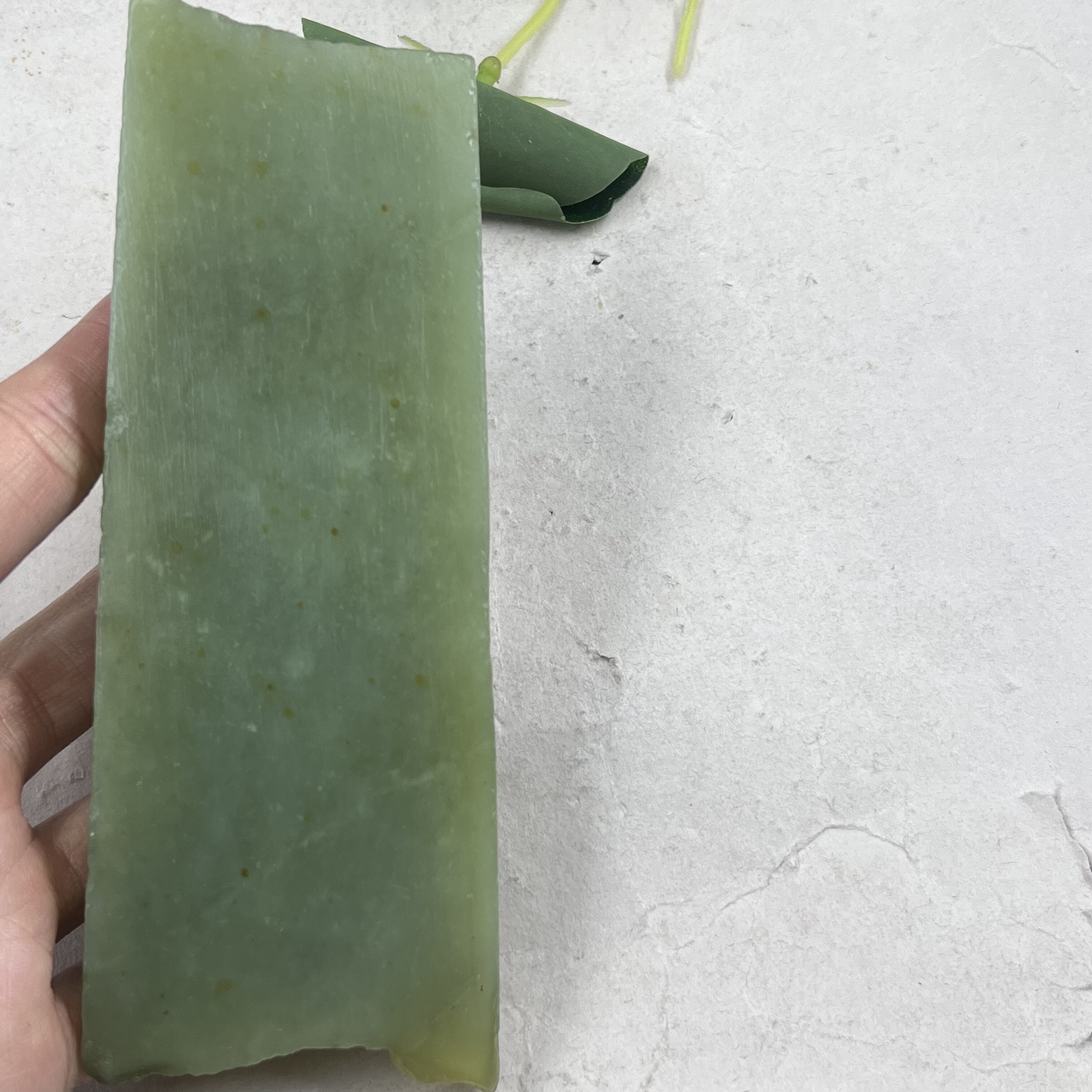 新疆和田玉青黄口牌子边角料玉石料把件下脚料DIY毛料包邮210克