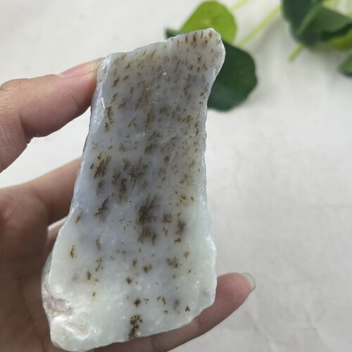 新疆和田玉糖草花意境边角料磨刀石玉石料毛料下脚料包邮421克