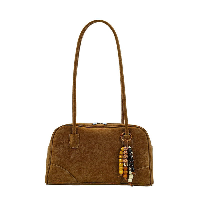 复古保龄球包女珠串装饰单肩手提包质感,箱包皮具/热销女包/男包,通用款女包,淘宝优惠券,粉丝福利购,淘宝优惠卷