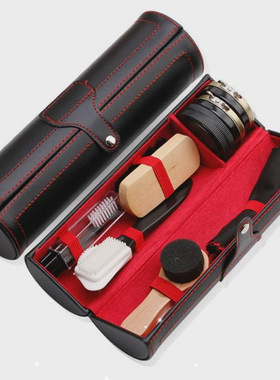 Leather shoes shoe polish black shoe brush set colours