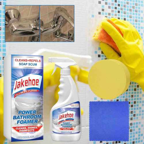 JAKEHOE 浴室泡沫清洁喷雾 厕所马桶浴缸洗手盆瓷砖去污清洁喷雾