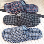 夏软底四季 加大码 木地板室内居家拖鞋 布底拖鞋 静音无声卧室 44男士