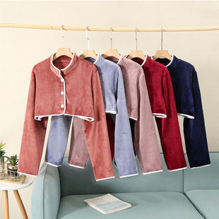 睡觉护肩坎肩法兰绒加绒加厚长袖 肩周肩膀防寒中老年手臂保暖披肩