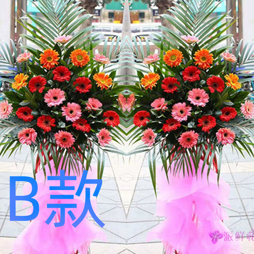 开业花篮庆典开张沧州鲜花店送花海兴县盐山县肃宁县花圈鲜花快递