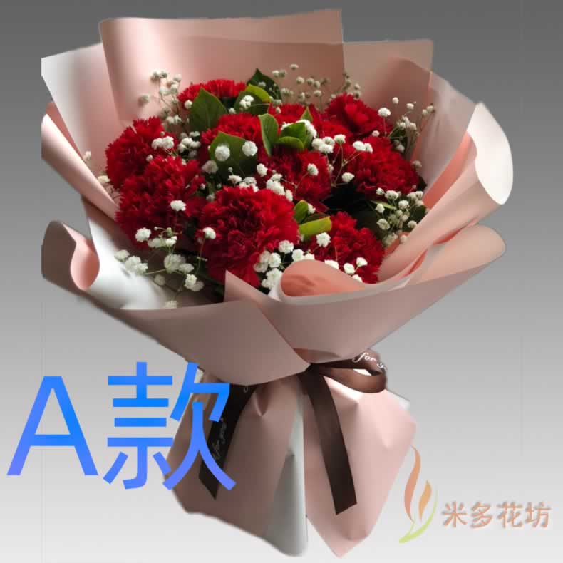 生日周年康乃馨江西吉安花店送花遂川县万安县安福县同城鲜花快递