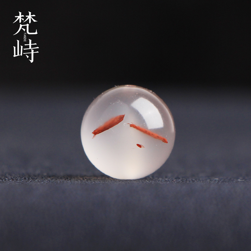 梵峙圆珠南红玛瑙12mm高冰