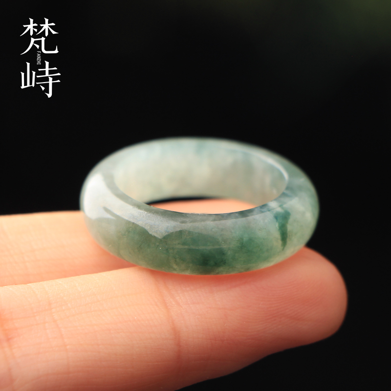 翡翠戒指指环大圈口男女款