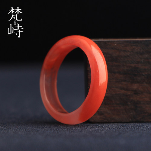 梵峙20.5南红玛瑙戒指指环男女款