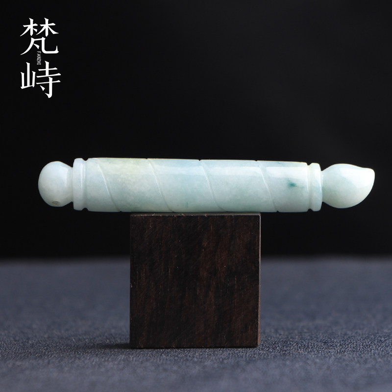 梵峙翡翠文昌笔金榜题名毛笔挂件