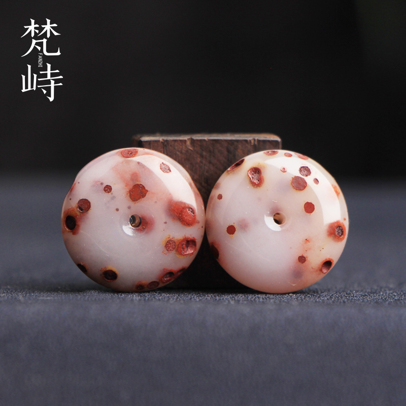 梵峙南红玛瑙挂件平安扣