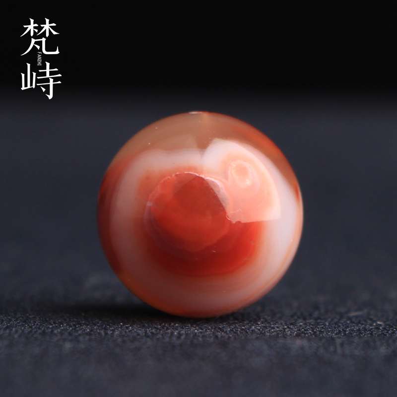 梵峙16.4南红玛瑙缠丝象形圆珠