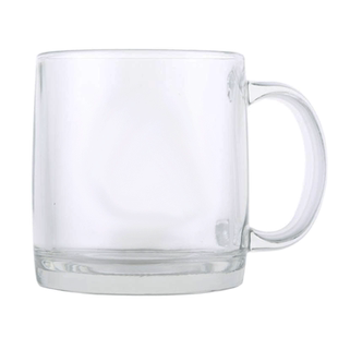 乐美雅加厚耐热钢化玻璃杯诺卡有带把杯热饮杯有盖子办公室杯子