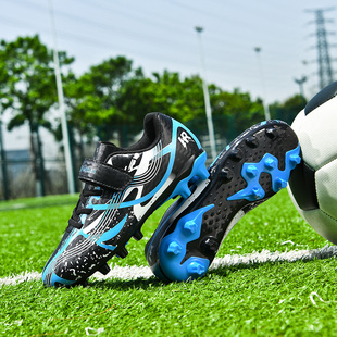 新款男童女童儿童足球鞋小学生青少年比赛长钉碎钉耐磨专用训练鞋