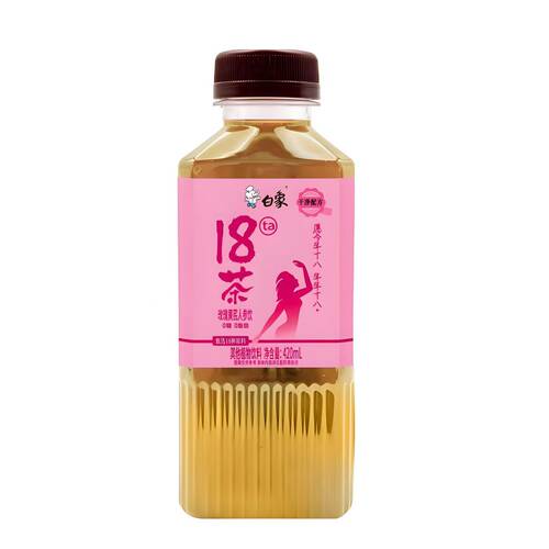 【清仓直播】白象18茶420ml5瓶 肉苁蓉黄精人参饮/玫瑰黄芪人参饮