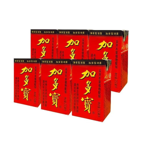 【品牌折扣】加多宝凉茶 250ml*6盒/200ml*12盒