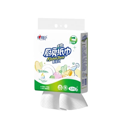 心相印悬挂式厨房抽纸吸水锁油 120抽*1提-CN