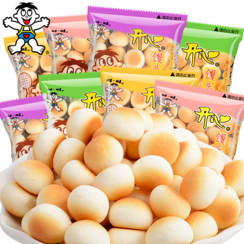 【品牌折扣】开心馒头仔原味10g*20包