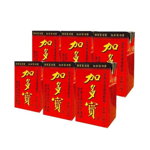 加多宝凉茶 250ml*6盒植物饮料（喝到8月）-CL