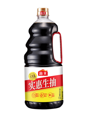 海天实惠生抽 1.9L*1瓶 实惠生抽-Z