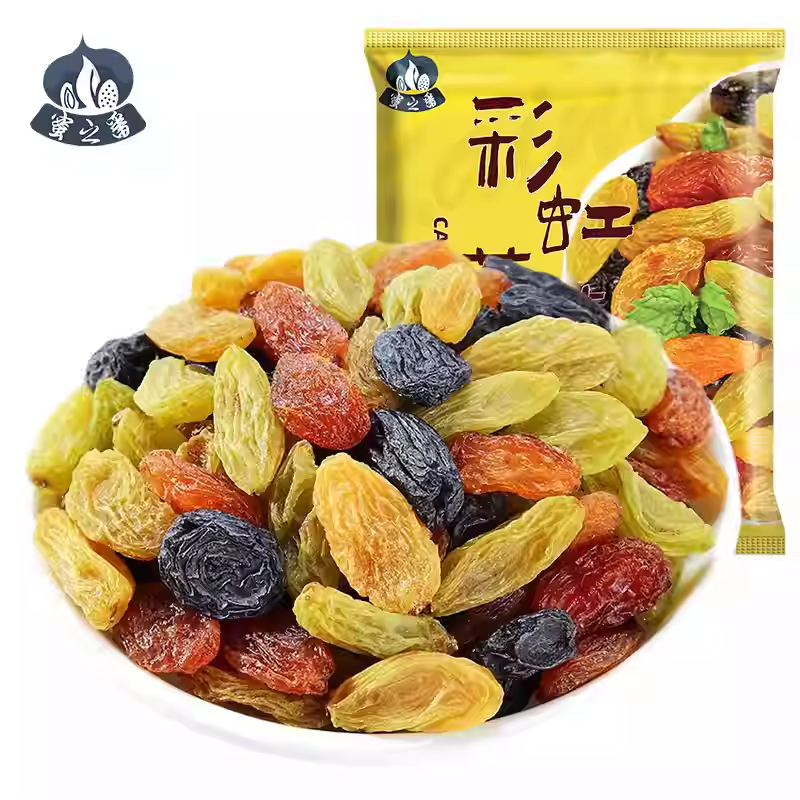 蜜之番新疆吐鲁番彩虹葡萄干 彩虹葡萄干125g*2袋-Z,零食/坚果/特产,葡萄干,淘宝优惠券,粉丝福利购,淘宝优惠卷