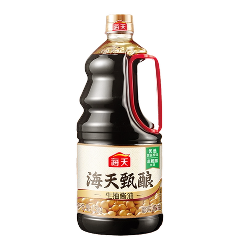 海天 甄酿生抽酱油 1.5kg*1桶-X