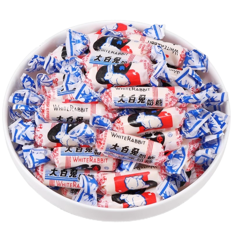 【品牌折扣】大白兔奶糖散装称重约500g*1袋 原味