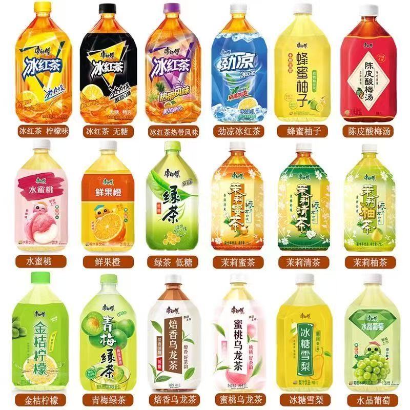 康师傅系列（包装随机发） 1L*6 混合口味 大瓶饮料囤货康师傅-CL